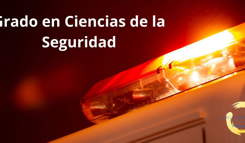 Grado en ciencias de la seguridad